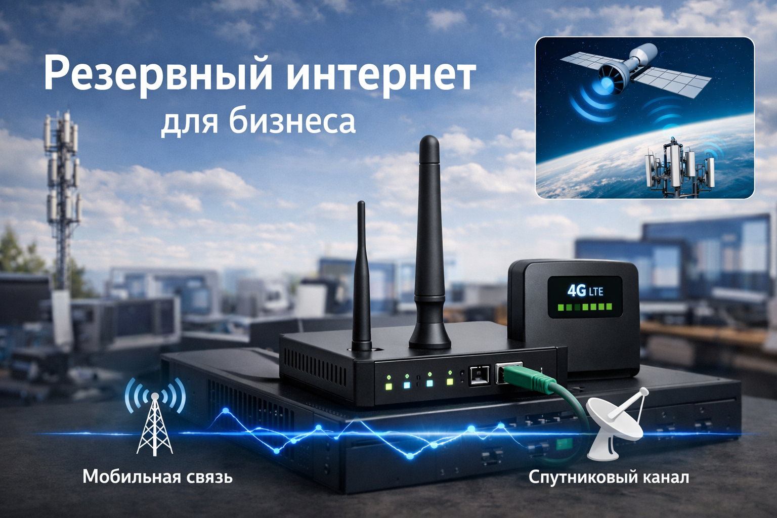Резервный интернет для бизнеса