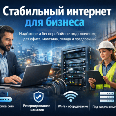 Настройка сети для бизнеса под ключ