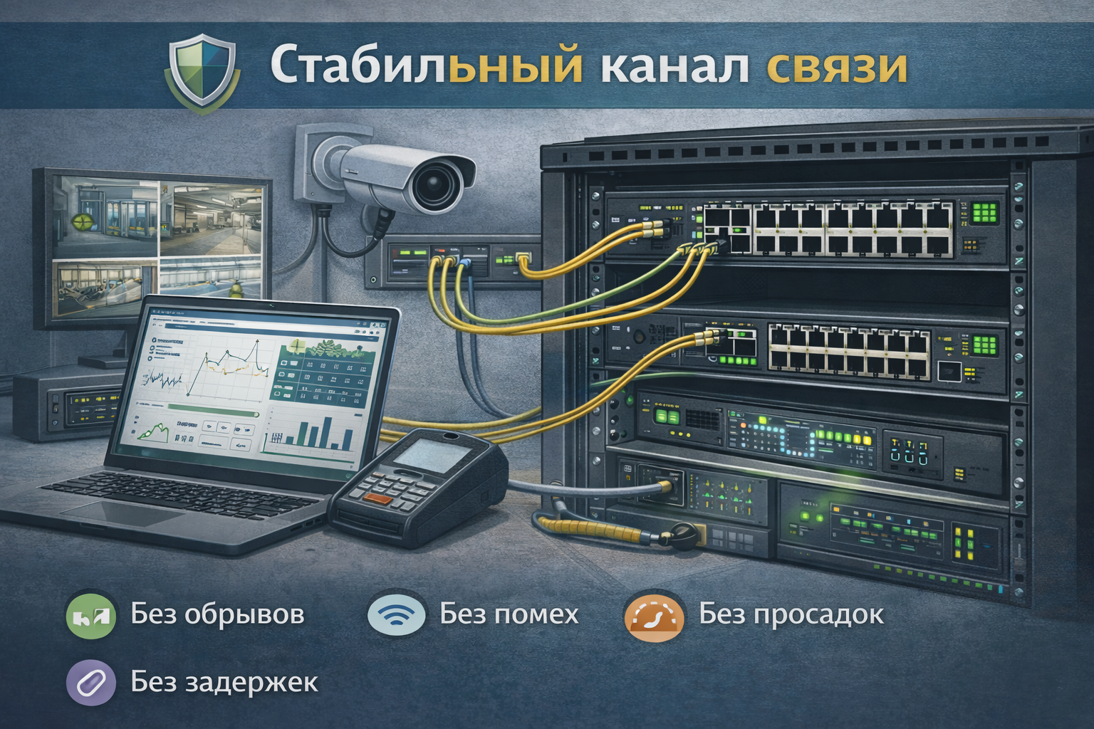 Стабильный оптический канал связи для бизнеса