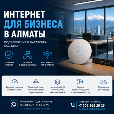 Интернет для бизнеса в Алматы