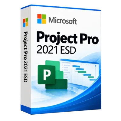 Project Pro 2021 ESD — белая объёмная коробка продукта
