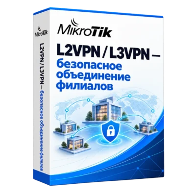L2VPN / L3VPN — безопасное объединение филиалов — белая объёмная коробка продукта