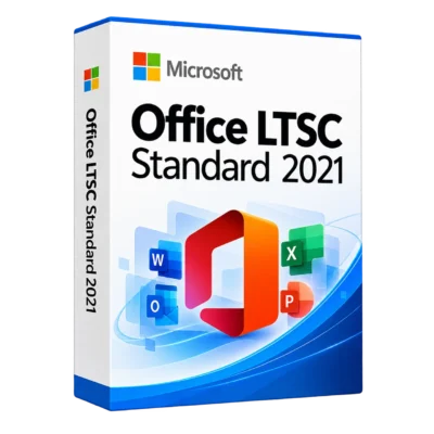 Office LTSC Standard 2021 — белая объёмная коробка продукта