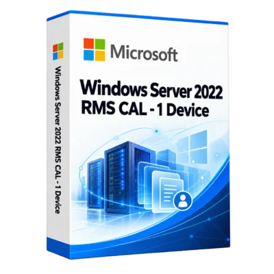 Windows Server 2022 RMS CAL - 1 Device — белая объёмная коробка продукта