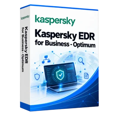 Kaspersky EDR for Business - Optimum — белая объёмная коробка продукта