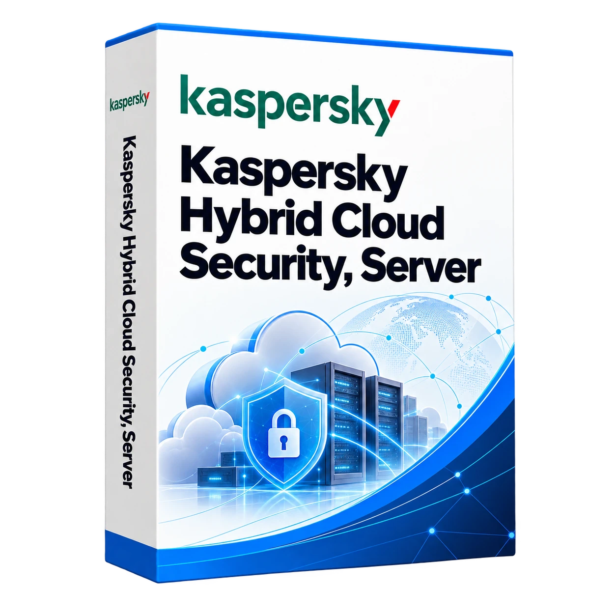 Kaspersky Hybrid Cloud Security, Server — белая объёмная коробка продукта
