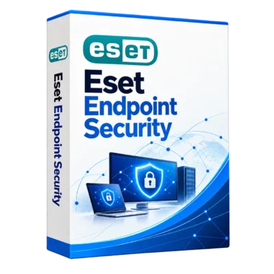 Eset Endpoint Security — белая объёмная коробка продукта
