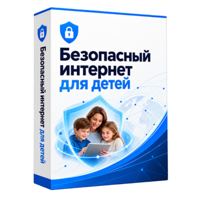 Безопасный интернет для детей — белая объёмная коробка решения